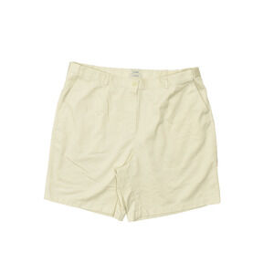 L.L.Bean Original Fit Women's Plus Size 20W Khaki Chino Shorts Cotton